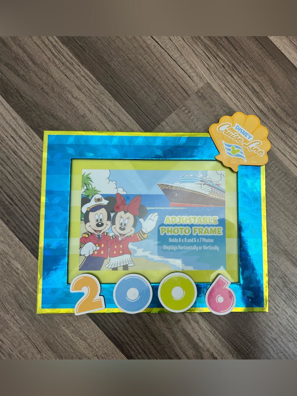Disney Cruise Line Adjustable Photo Frame 2006 New